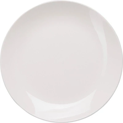 Excellent Houseware Porcelánová jídelní sada talířů 16 ks bílá