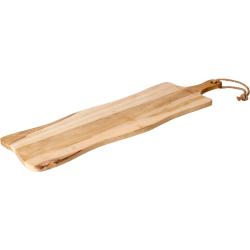 Excellent Houseware Prkénko krájecí a servírovací teak s rukojetí 69x20 cm Excellent Houseware Prkénko krájecí a servírovací teak s rukojetí 69x20 cm