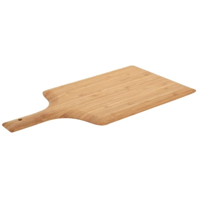 Excellent Houseware Prkénko servírovací s rukojetí bambus 38 x 20 x 1,5 cm hnědé