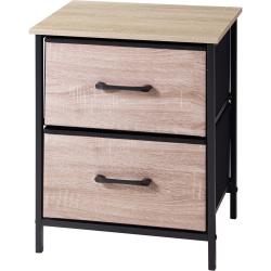 Excellent Houseware Regál kovový se 2 zásuvkami 45 x 30 x 54 cm