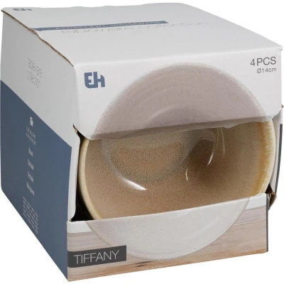 Excellent Houseware Sada misek 4 ks 580 ml béžová