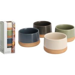 Excellent Houseware Sada misek na pochutiny 4 ks 9,5 x 5,5 cm