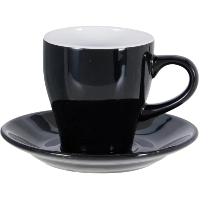 Excellent Houseware Sada šálků s podšálky kamenina 12 ks 240 ml