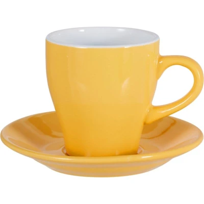 Excellent Houseware Sada šálků s podšálky kamenina 12 ks 240 ml