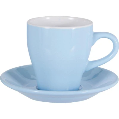 Excellent Houseware Sada šálků s podšálky kamenina 12 ks 240 ml