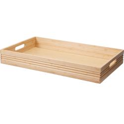 Excellent Houseware Servírovací podnos bambus 50x30x6,5 cm