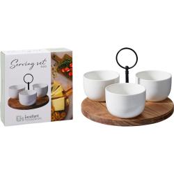 Excellent Houseware Servírovací sada na pochutiny 4 ks