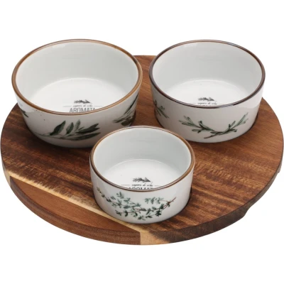 Excellent Houseware Servírovací sada na pochutiny 4ks