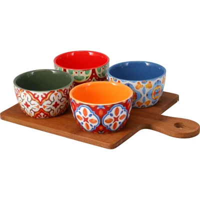 Excellent Houseware Servírovací sada z kameniny 5 ks