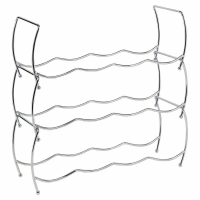 Excellent Houseware Stojan na víno stohovatelný sada 3 patra