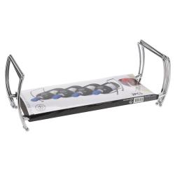 Excellent Houseware Stojan na víno stohovatelný sada 3 patra