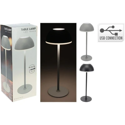 Excellent Houseware Stolní LED lampa 30 cm černá