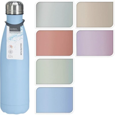 Excellent Houseware Termoska lahev sportovní nerez 0,5 l modrá