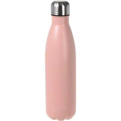 Excellent Houseware Termoska lahev sportovní nerez 0,5 l růžová