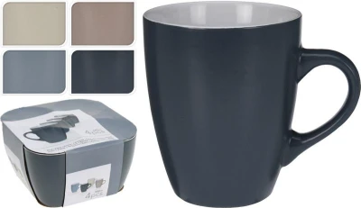 Excellent Houseware Hrnek keramika sada 4 ks 340 ml