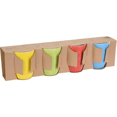 Excellent Houseware Hrnek sada 4 ks porcelánový 380 ml