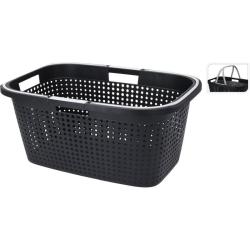 Excellent Koš na prádlo s rukojetí 35 l černá