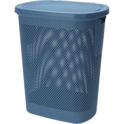 Excellent Koš na prádlo s víkem 60 l modrá