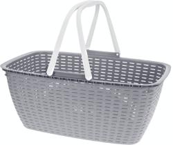 Excellent Koš na prádlo sklápěcí rukojeti 35 l šedá