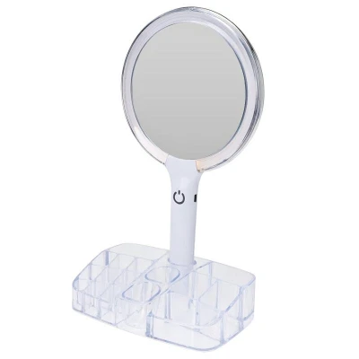 Excellent Kosmetické zrcátko s LED osvětlením a organizérem 18 x 34,5 cm Excellent Kosmetické zrcátko s LED osvětlením a organizérem 18 x 34,5 cm