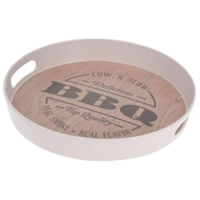 Excellent Kulatý servírovací podnos 30 cm BBQ Excellent Kulatý servírovací podnos 30 cm BBQ