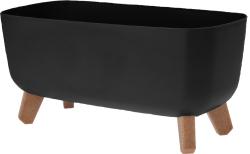 Excellent Květináč na nožkách 390x195x220 mm tmavěšedý