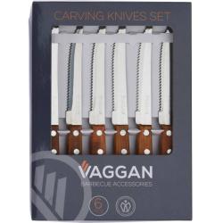Excellent Houseware Nůž steakový sada 6 ks VAGGAN BBQ