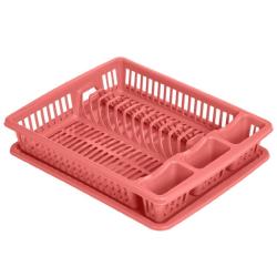 Excellent Odkapávač na nádobí plast 46 x 36,5 x 8 cm růžová Excellent Odkapávač na nádobí plast 46 x 36,5 x 8 cm růžová