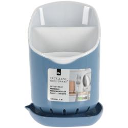 Excellent Odkapávač na příbory 12 x 11 cm modrý