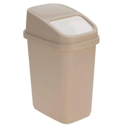 Excellent Odpadkový koš výklopný do kuchyně 17 l béžová