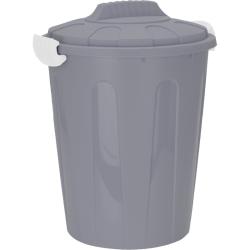 Excellent Plastový odpadkový koš s víkem 23 l šedá Excellent Plastový odpadkový koš s víkem 23 l šedá