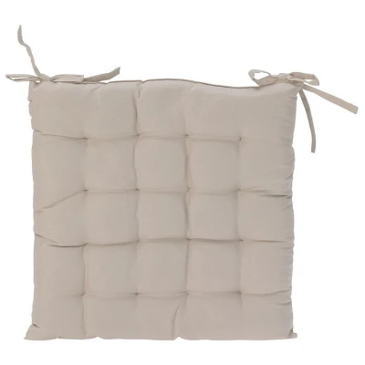 Excellent Houseware Podsedák na židli 40 x 40 cm přírodní