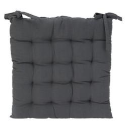 Excellent Houseware Podsedák na židli 40 x 40 cm šedá