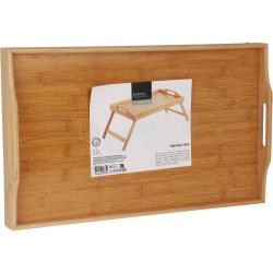 Excellent Servírovací podnos do postele se skládacími nožkami 50 x 30 cm