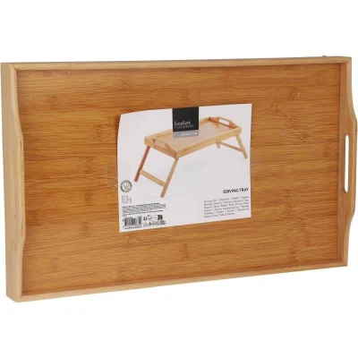 Excellent Servírovací podnos do postele se skládacími nožkami 50 x 30 cm