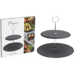 Excellent Houseware Servírovací stojan na jídlo 2 patra Excellent Houseware Servírovací stojan na jídlo 2 patra