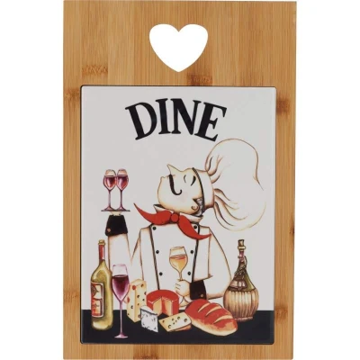 Excellent Sevírovací prkénko s keramickou kachlí DINE