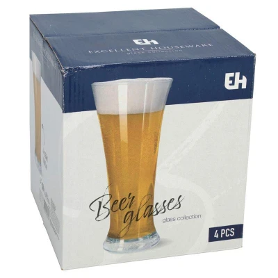 Excellent Houseware Sklenice na pivo 320 ml sada 4 ks