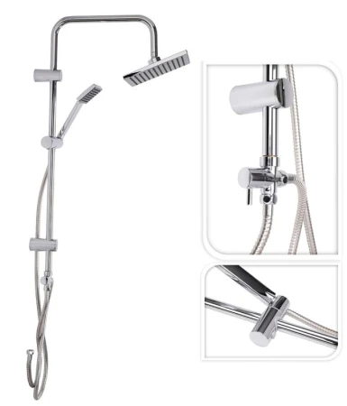 Excellent Sprchový set bez baterie na stěnu DÉŠŤ chrom Excellent Sprchový set bez baterie na stěnu DÉŠŤ chrom