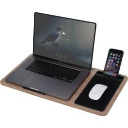 Excellent Stojan na notebook s polštářem hnědá