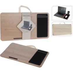 Excellent Stojan na notebook s polštářem hnědá