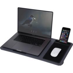Excellent Stojan na notebook s polštářem šedá