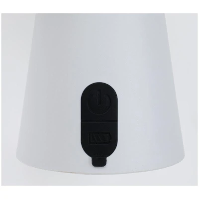 Excellent Stolní lampa dobíjecí bílá
