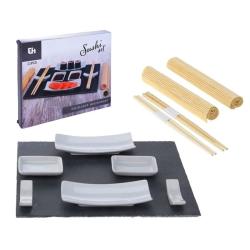 Excellent Sushi set porcelán/břidlice/bambus sada 11ks Excellent Sushi set porcelán/břidlice/bambus sada 11ks