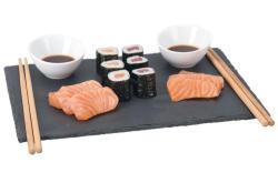 Excellent Sushi set porcelán/břidlice/bambus sada 7ks