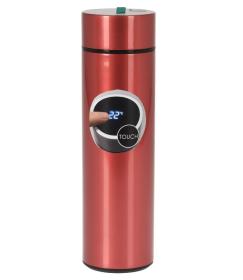 Excellent Termoska nerez s teploměrem 0,5 l červená