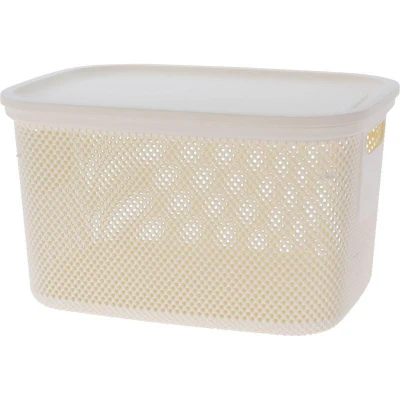 Excellent Úložný koš s víkem 18 l béžová Excellent Úložný koš s víkem 18 l béžová