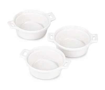 Excellent Zapékací misky porcelánové sada 3 ks kulatá Excellent Zapékací misky porcelánové sada 3 ks kulatá