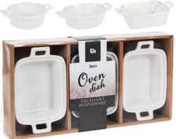 Excellent Zapékací misky porcelánové sada 3 ks kulatá (VÝPRODEJ)