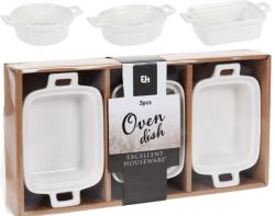 Excellent Zapékací misky porcelánové sada 3 ks oválná